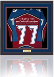 Lacrosse jersey framing