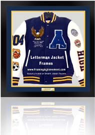 Letterman Shadow Box Frames