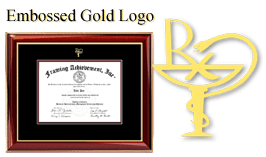 Pharmacy diploma frame