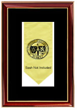 Single diploma frame