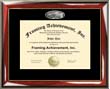 State Capitol Oval Print Certificate Frame