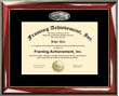 Single diploma frame - This single graduation diploma frame can be personalized