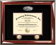 Single diploma frame - This single graduation diploma frame can be personalized